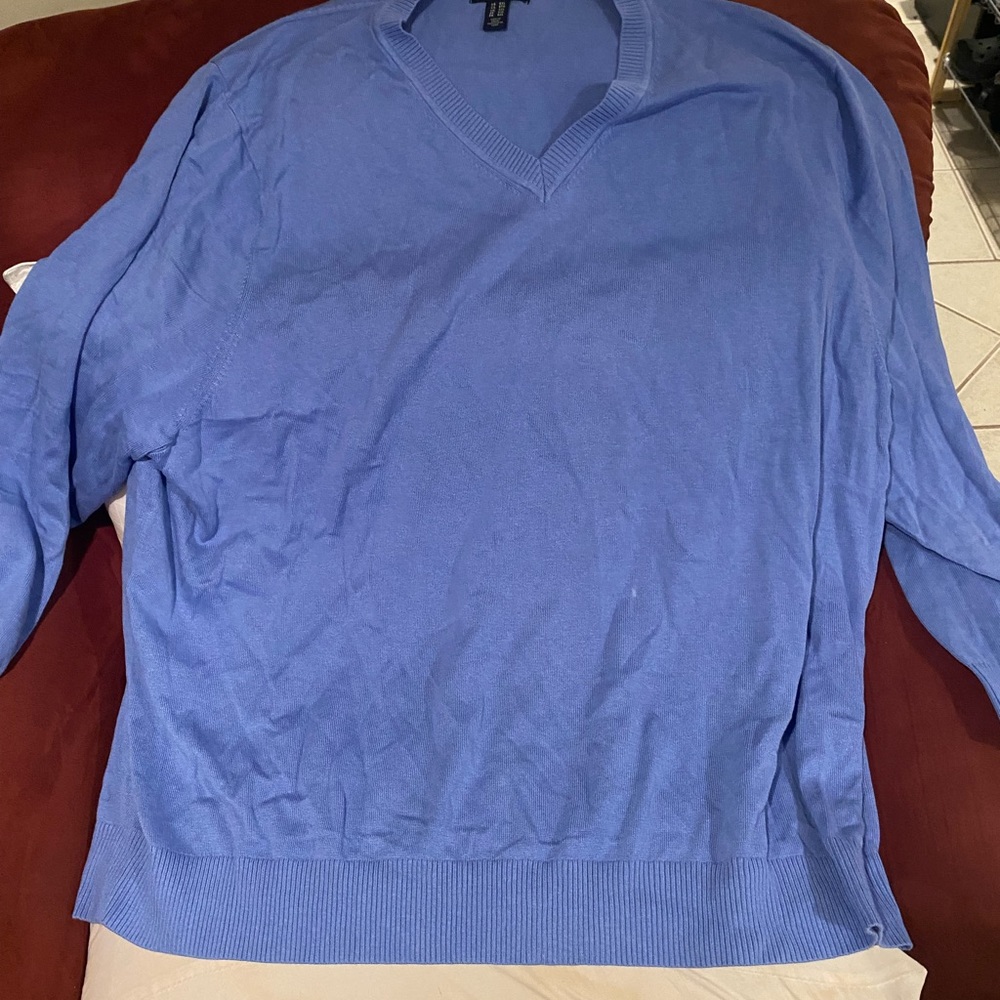 Mens long sleeve light sweater 5x